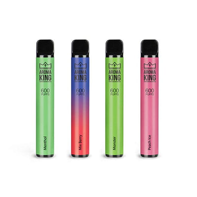 0mg Aroma King Bar 600 Disposable Vape Device 600 Puffs - Vape Street UK