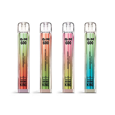 0mg Aroma King GEM 600 Disposable Vape Device 600 Puffs - Vape Street UK