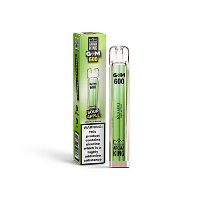 0mg Aroma King GEM 600 Disposable Vape Device 600 Puffs - Vape Street UK