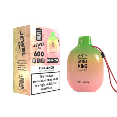 0mg Aroma King Jewel Mini Disposable Vape Device 600 Puffs - Vape Street UK