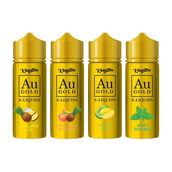 0mg AU Gold By Kingston 100ml Shortfill E - liquid (70VG/30PG) - Vape Street UK