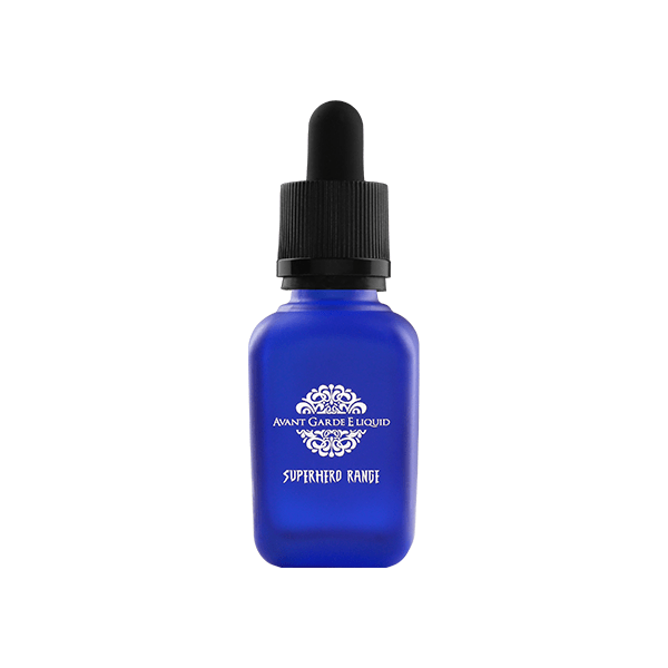 0mg Avant Garde E - liquid Superhero Range Range Glass Shortfill 30ml (Various VG/PG) - Vape Street UK