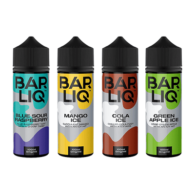 0mg Bar Liq shortfill 120ml (70VG/30PG) - Vape Street UK