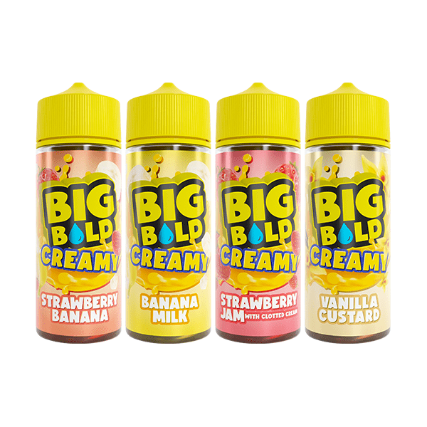 0mg Big Bold Creamy Series 100ml E - liquid (70VG/30PG) - Vape Street UK