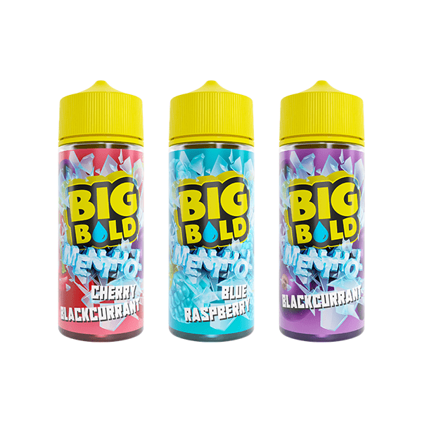 0mg Big Bold Menthol Series 100ml E - liquid (70VG/30PG) - Vape Street UK