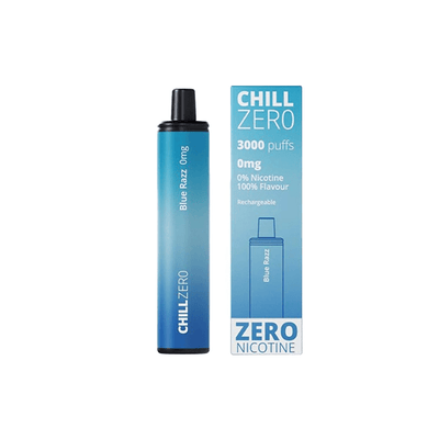 0mg Chill Zero Disposable Vape 3000 Puffs - Vape Street UK