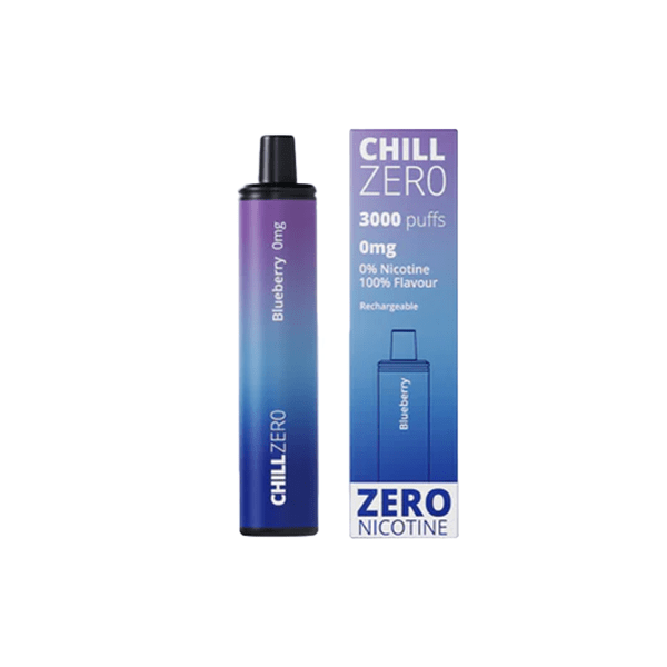 0mg Chill Zero Disposable Vape 3000 Puffs - Vape Street UK