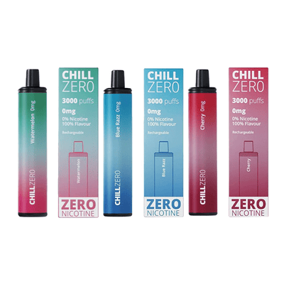 0mg Chill Zero Disposable Vape 3000 Puffs - Vape Street UK