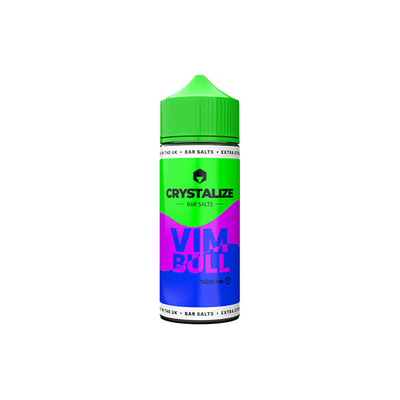 0mg Crystalize Bar Salts 120ml Longfill (50VG/50PG) - Vape Street UK