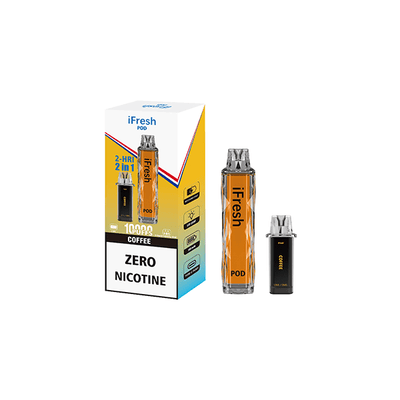 0mg iFresh 10000 Puffs 2in1 Disposable Pod Kit - Vape Street UK