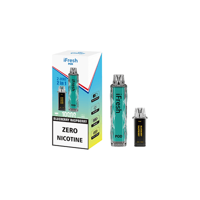 0mg iFresh 10000 Puffs 2in1 Disposable Pod Kit - Vape Street UK