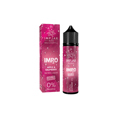 0mg Imp Jar Imp2O 50ml Shortfill (50VG/50PG) - Vape Street UK