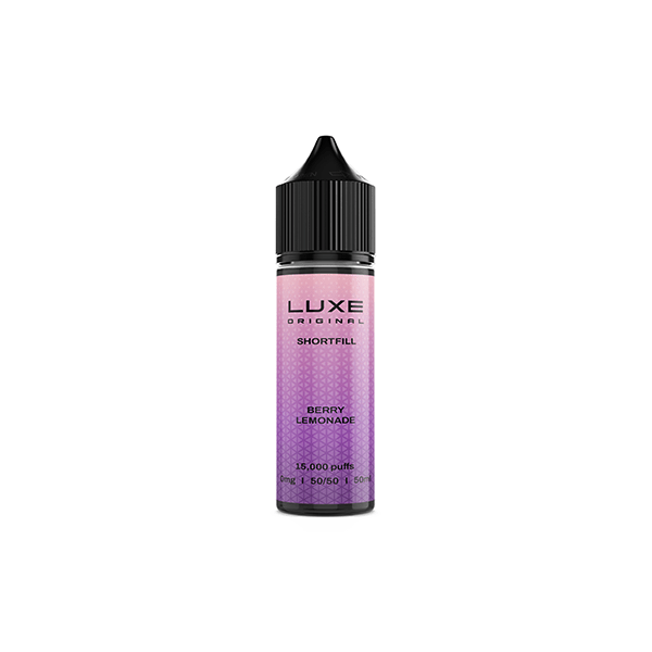 0mg LUXE 50ml Shortfill (50VG/50PG) - 5 Pack - Vape Street UK