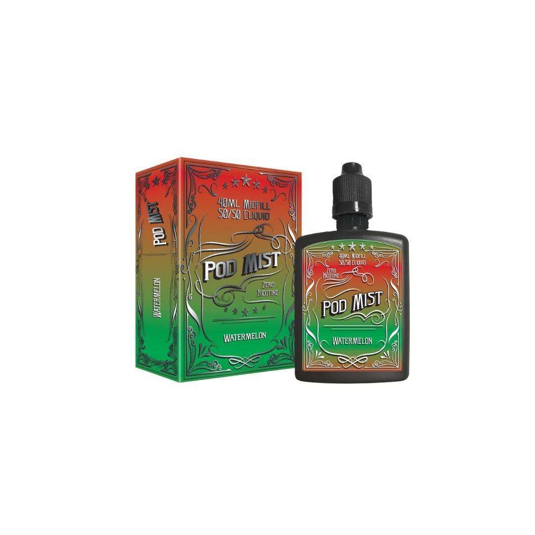 0mg Pod Mist Midfill 40ml Shortfill (50VG/50PG) - Vape Street UK