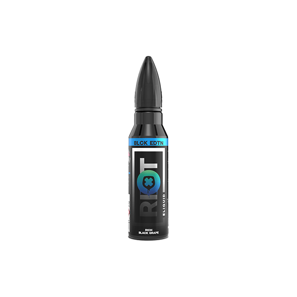 0mg Riot Squad Black Edition V2 2x 50ml Shortfill (70VG/30PG) - Vape Street UK