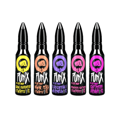 0mg Riot Squad Punx 50ml Shortfill (70VG/30PG) - Vape Street UK