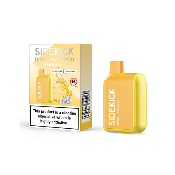 0mg SideKick Energy Caffeine Disposable Vape 600 Puff - Vape Street UK