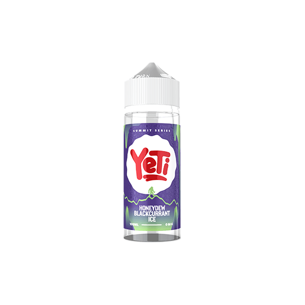 0mg Yeti Summit Series 100ml Shortfill (70VG/30PG) - Vape Street UK