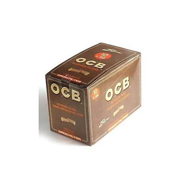 10 x 150 OCB Virgin Bagged Filters - Vape Street UK