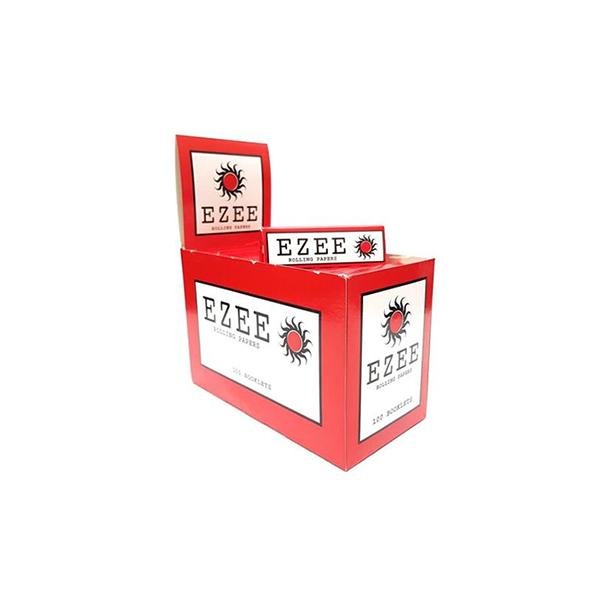 100 Ezee Red Cut Corner Regular Rolling Papers - Vape Street UK