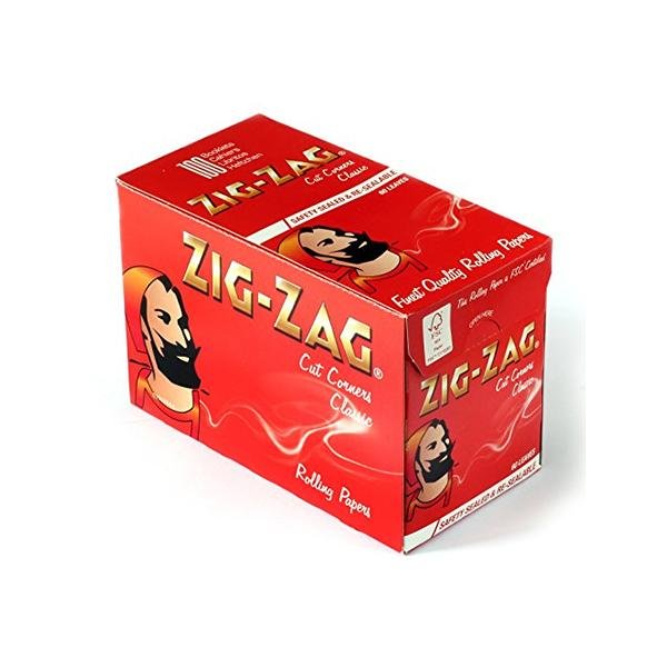 100 Zig - Zag Red Regular Size Rolling Papers - Vape Street UK