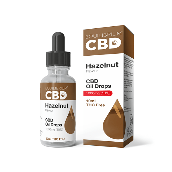 1000mg Equilibrium CBD Oil 10ml - Hazelnut Flavour - Vape Street UK