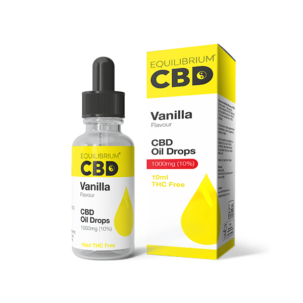 1000mg Equilibrium CBD Oil 10ml - Vanilla Flavour - Vape Street UK