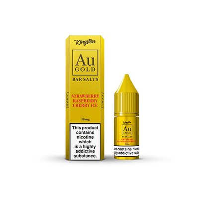 10mg AU Gold By Kingston Nic Salt 10ml (60VG/40PG) - Vape Street UK