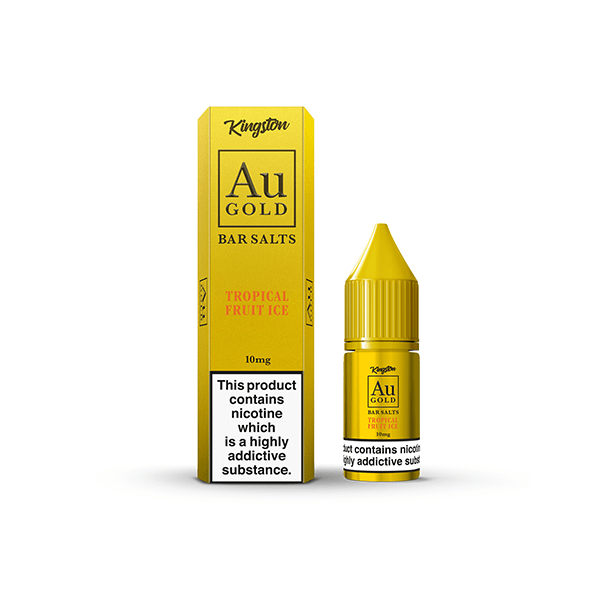 10mg AU Gold By Kingston Nic Salt 10ml (60VG/40PG) - Vape Street UK