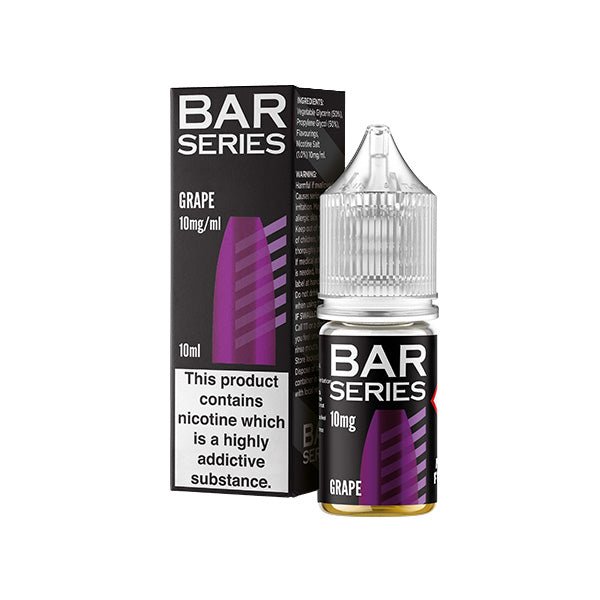 10mg Bar Series 10ml Nic Salts (50VG/50PG) - Vape Street UK