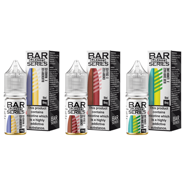 10mg Bar Series Blends 10ml Nic Salts (50VG/50PG) - Vape Street UK