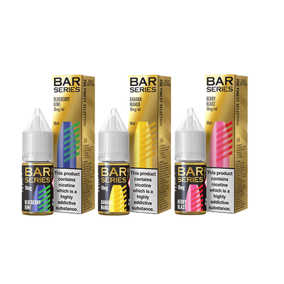 10mg Bar Series Gold Edition Nic Salt 10ml (50VG/50PG) - Vape Street UK