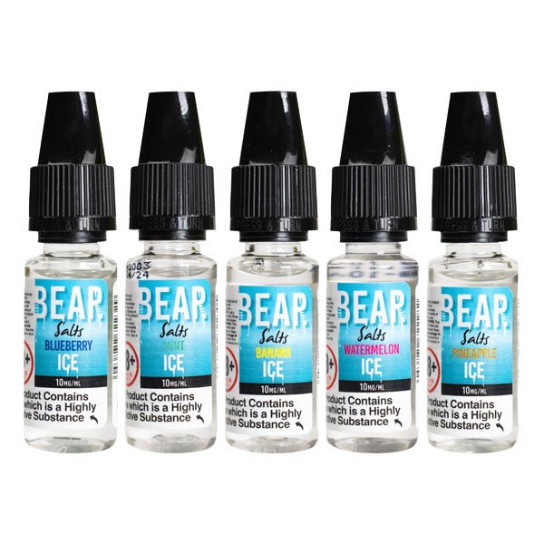 10mg Bear Flavours Ice 10ml Nic Salts (50PG/50VG) - Vape Street UK