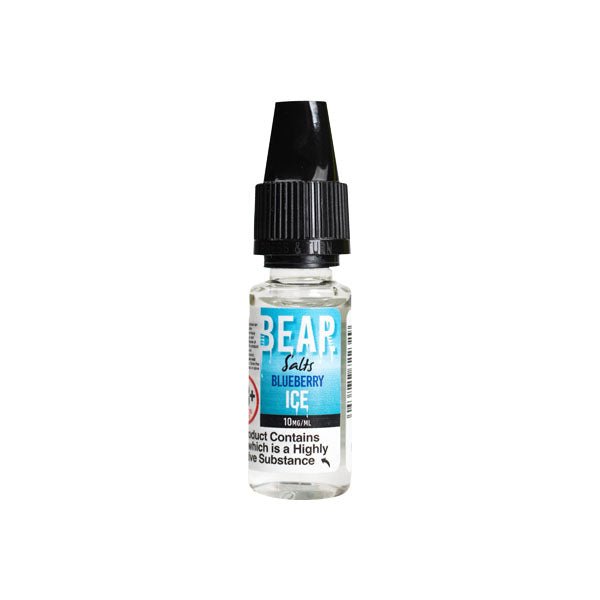 10mg Bear Flavours Ice 10ml Nic Salts (50PG/50VG) - Vape Street UK