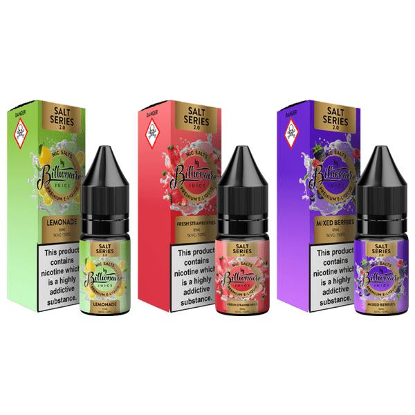 10mg Billionaire Juice Salt Series 2.0 10ml Nic Salts (50VG/50PG) - Vape Street UK