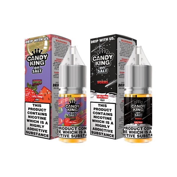 10mg Candy King Salts By Drip More 10ml Nic Salts (50VG/50PG) - Vape Street UK