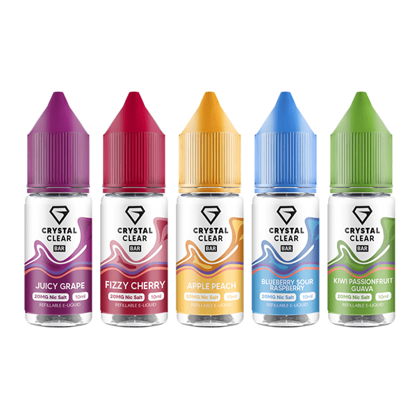 10mg Crystal Clear Nic Salt 10ml (50VG/50PG) - Vape Street UK