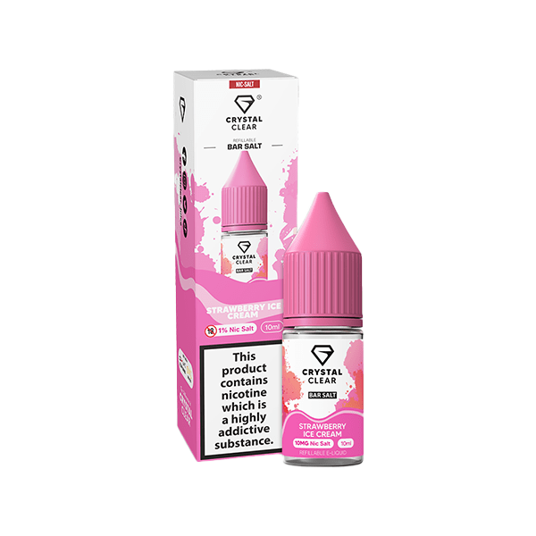 10mg Crystal Clear Nic Salt 10ml (50VG/50PG) - Vape Street UK