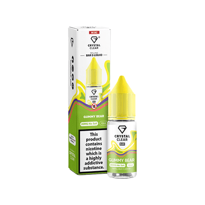 10mg Crystal Clear Nic Salt 10ml (50VG/50PG) - Vape Street UK