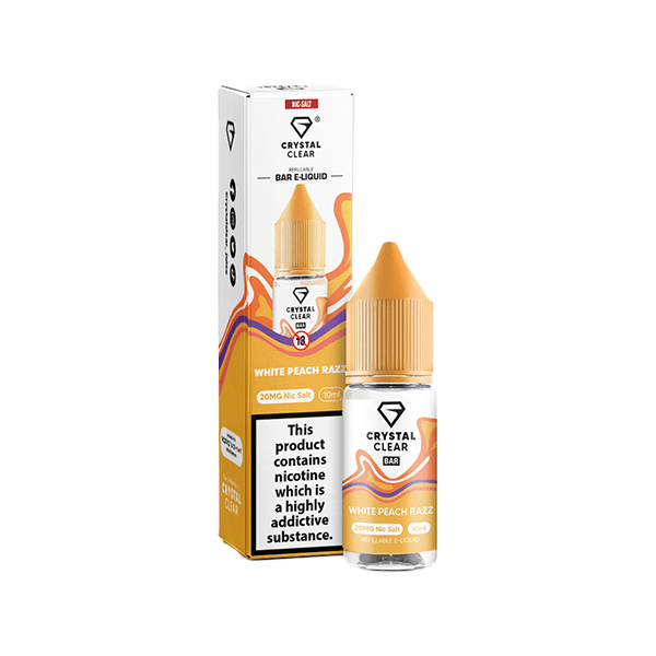 10mg Crystal Clear Nic Salt 10ml (50VG/50PG) - Vape Street UK