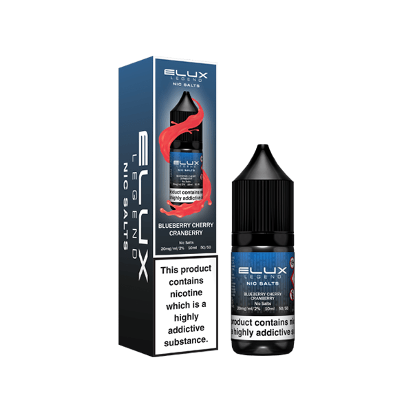 10mg Elux Legend 10ml Nic Salts (50VG/50PG) - Vape Street UK