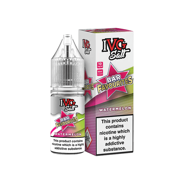 10mg I VG Bar Favourites 10ml Nic Salts (50VG/50PG) - Vape Street UK