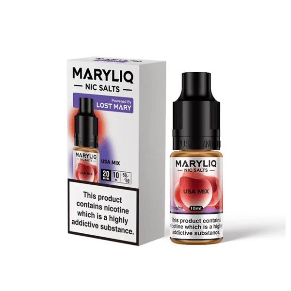 10mg MARYLIQ Nic Salt By Lost Mary 10ml (50VG/50PG) - Vape Street UK