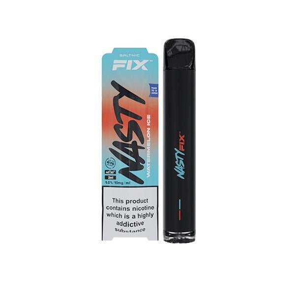 10mg Nasty Fix Disposable Vape Pod 675 Puffs - Vape Street UK