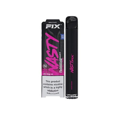 10mg Nasty Fix Disposable Vape Pod 675 Puffs - Vape Street UK