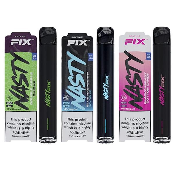 10mg Nasty Fix Disposable Vape Pod 675 Puffs - Vape Street UK