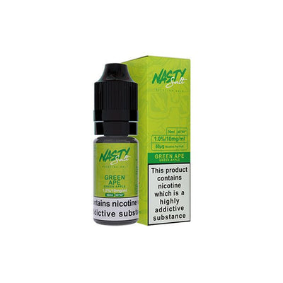 10mg Nasty Salts 10ml Nic Salts (50VG/50PG) - Vape Street UK