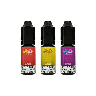 10mg Nasty Salts 10ml Nic Salts (50VG/50PG) - Vape Street UK