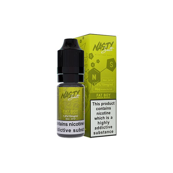 10mg Nasty Salts 10ml Nic Salts (50VG/50PG) - Vape Street UK