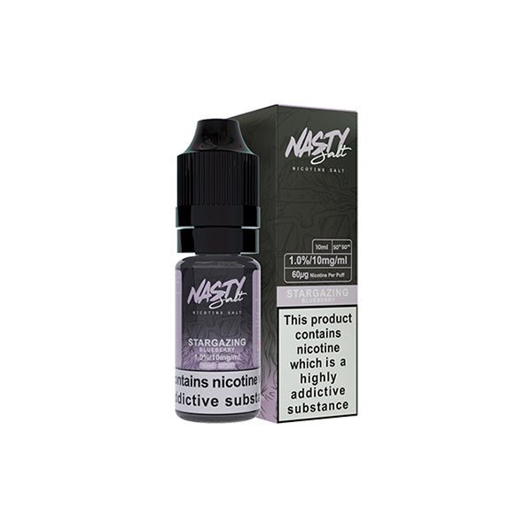 10mg Nasty Salts 10ml Nic Salts (50VG/50PG) - Vape Street UK